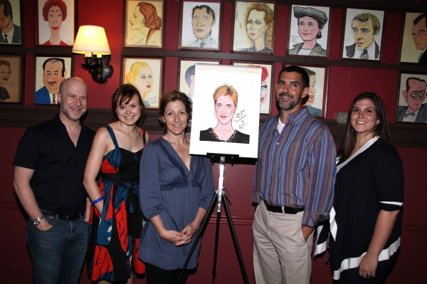 Photo Coverage: Edie Falco Receives Sardi's Caricature Image