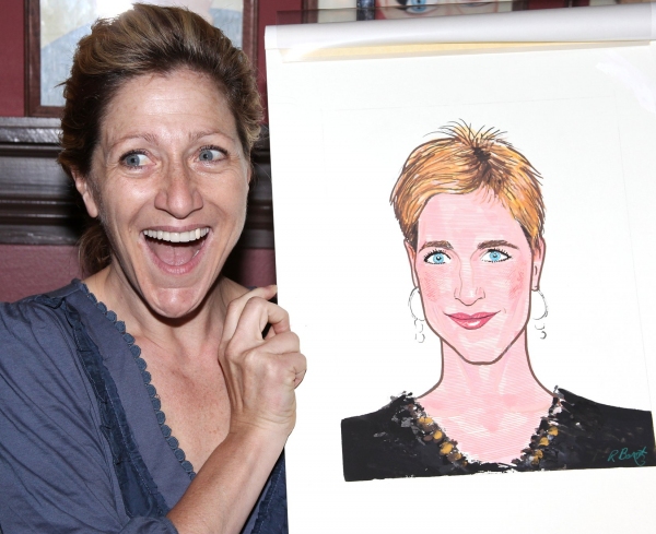 Photo Coverage: Edie Falco Receives Sardi's Caricature Image