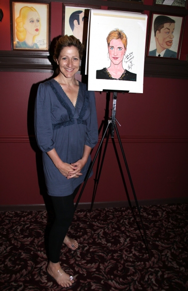 Photo Coverage: Edie Falco Receives Sardi's Caricature Image