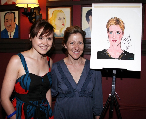Photo Coverage: Edie Falco Receives Sardi's Caricature Image