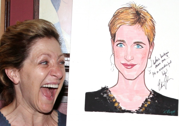 Photo Coverage: Edie Falco Receives Sardi's Caricature Image