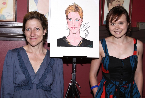 Photo Coverage: Edie Falco Receives Sardi's Caricature Image