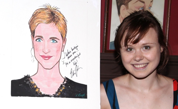 Photo Coverage: Edie Falco Receives Sardi's Caricature Image