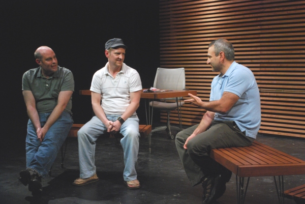 Photo Flash: Joe DiPietro Visits Bailiwick's F**KING MEN Image