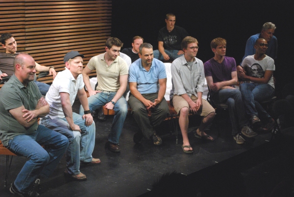 The Cast of Bailiwick Chicago's FUCKING MEN with playwright Joe DiPietro Photo