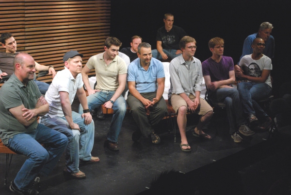 Photo Flash: Joe DiPietro Visits Bailiwick's F**KING MEN Image