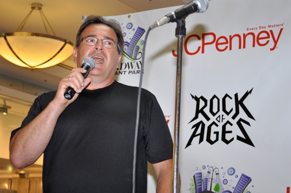 Photo Coverage: JCPenney and the Cast of Rock of Ages Kick Off Broadway in Bryant Bark! 