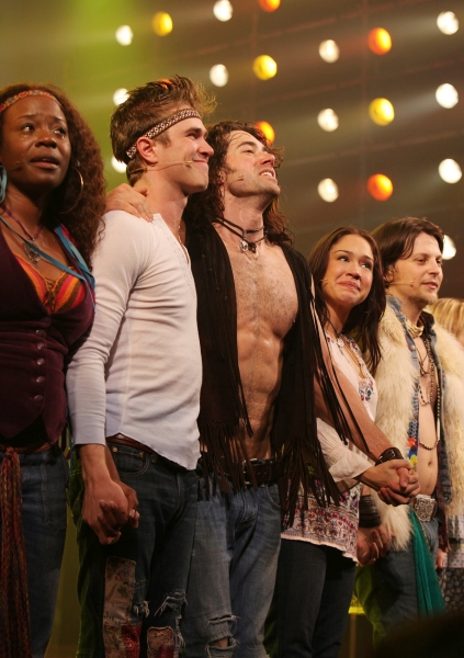 Jeannette Bayardelle, Kyle Riabko, Ace Young, Diana DeGarmo and Jason Wooten Photo