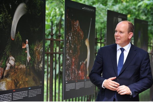 Photo Coverage: Prince Albert of Monaco Visits 'Inventaires sans Frontieres' Exhibition in Paris 