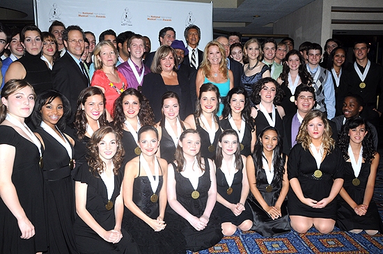 Kathie Lee Gifford and Tommy Tune with Student Award Winners Photo