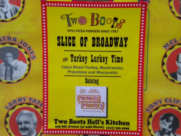 Photo Flash: Two Boots Celebrates PROMISES, PROMISES With A Slice Of Broadway Image