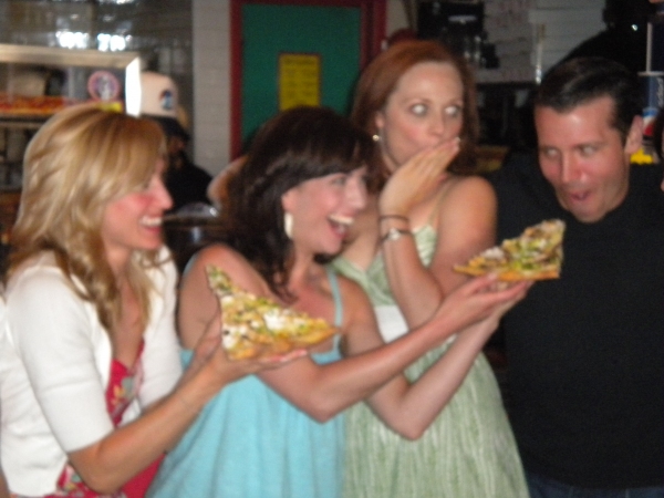 Photo Flash: Two Boots Celebrates PROMISES, PROMISES With A Slice Of Broadway Image