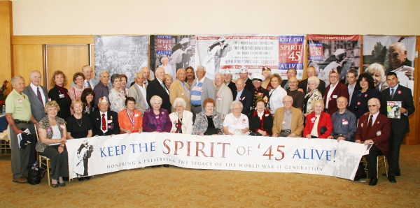 Class of 45 - Honored Guest Vets of Edith Shain Photo