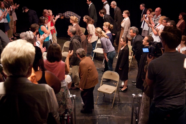 Photo Coverage: Helen Hunt Premieres in OUR TOWN Image