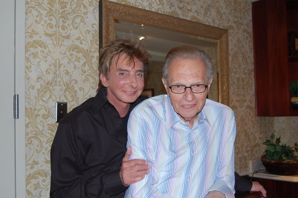 Photo Coverage: Larry King Visits Barry Manilow in Vegas! Image