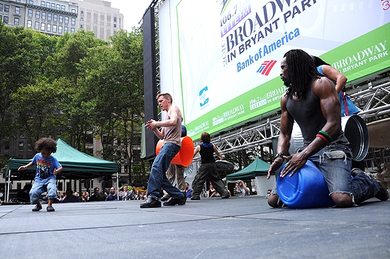 Photo Coverage: PROMISES, HEIGHTS et al. Play Broadway in Bryant Park, 7/8 Image