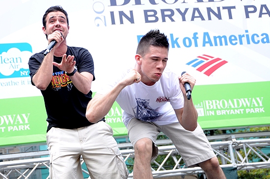 Photo Coverage: PROMISES, HEIGHTS et al. Play Broadway in Bryant Park, 7/8 Image