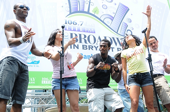 Photo Coverage: PROMISES, HEIGHTS et al. Play Broadway in Bryant Park, 7/8 Image