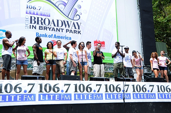 Photo Coverage: PROMISES, HEIGHTS et al. Play Broadway in Bryant Park, 7/8 Image