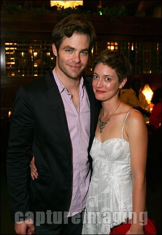 Chris Pine (L) and Zoe Perry Photo