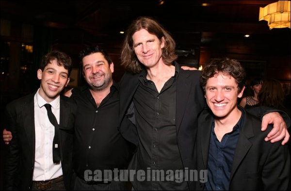 Coby Getzug, Kevin Kearns, Director Wilson Milam and cast member Ian Alda Photo