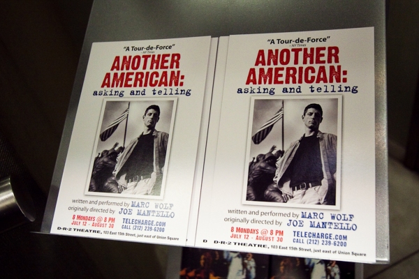 Photo Flash: ANOTHER AMERICAN: ASKING AND TELLING at the DR2 Theatre Image