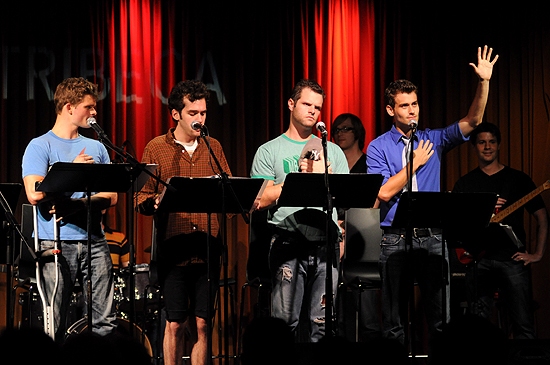 Photo Coverage: Chanler-Berat, Durand et al. in BROMANCE: The Dudesical Image