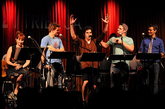 Photo Coverage: Chanler-Berat, Durand et al. in BROMANCE: The Dudesical Image