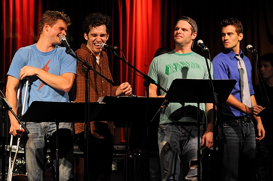 Photo Coverage: Chanler-Berat, Durand et al. in BROMANCE: The Dudesical Image