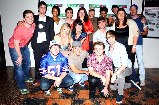 Rory O'Malley, Jenny Kanelos &  the cast of American Idiot Photo