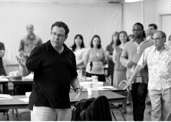 Director Michael Grief and ANGELS IN AMERICA Company Photo