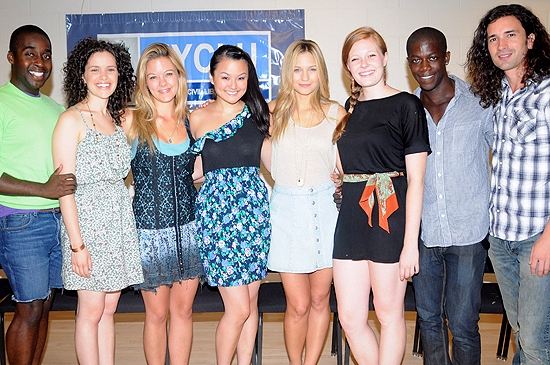 Mykal Kilgore, Briana Carlson-Goodman, Kate Rockwell, Cailan Rose, Vanessa Ray, Cathe Photo