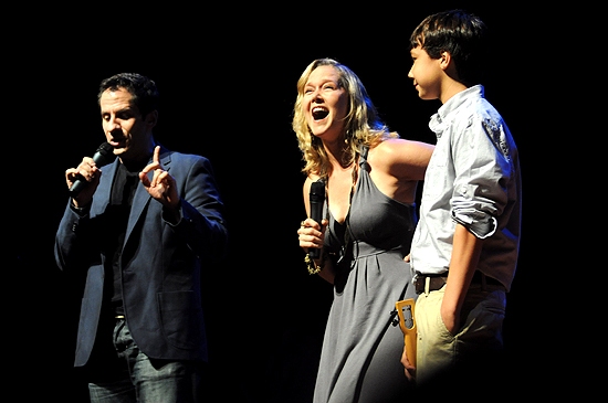 Seth Rudetsky, Rebecca Luker & Zachary Burstein Photo