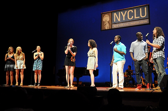 Photo Coverage: Baldwin, Luker, Rapp et al. in 'Broadway Stands Up for Freedom' Concert  Image