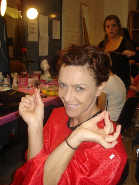 Photo Coverage: Andrea McArdle Transforms into Miss Hannigan Image