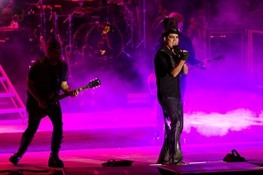 Adam Lambert and band Photo