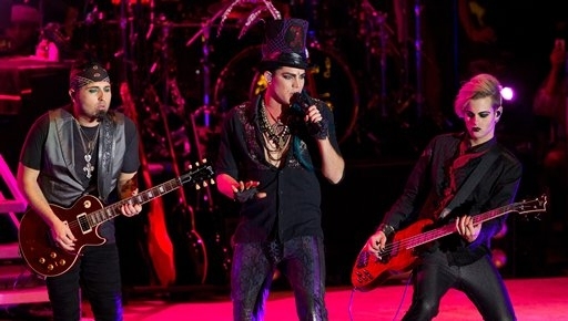 Adam Lambert and band Photo