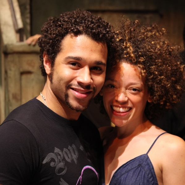 Corbin Bleu and Marcy Harriell Photo