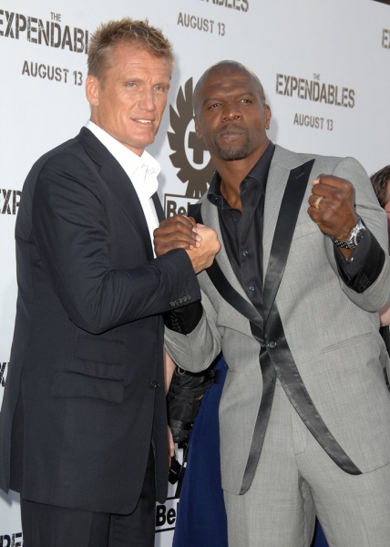 Dolph Lundgren (L) and Terry Crews Photo