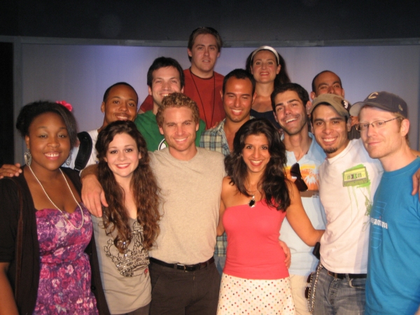 Wilson Jermaine Heredia  and the cast and crew of the new off-Broadway comedy, TALES  Photo