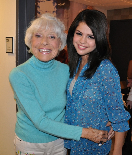 Carol Channing and Selena Gomez Photo