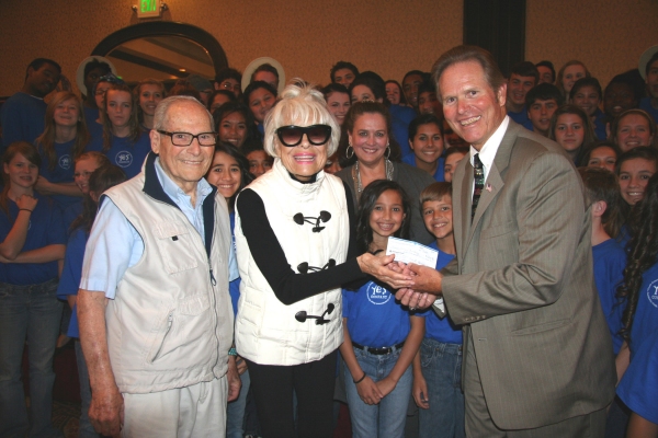 Harry Kullijian, Carol Channing, Melanee Wyatt, and Tom Changnon Photo