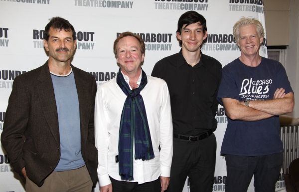 Mark Harelik, Edward Hibbert, Adam Driver & Michael Siberry Photo