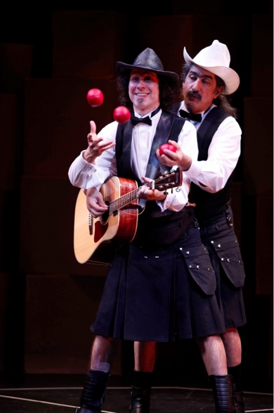 Photo Flash: THE FLYING KARAMAZOV BROS. Opens at Minetta Lane Tonight, 8/9 Image
