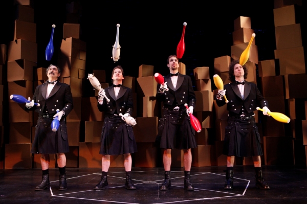 Photo Flash: THE FLYING KARAMAZOV BROS. Opens at Minetta Lane Tonight, 8/9 Image