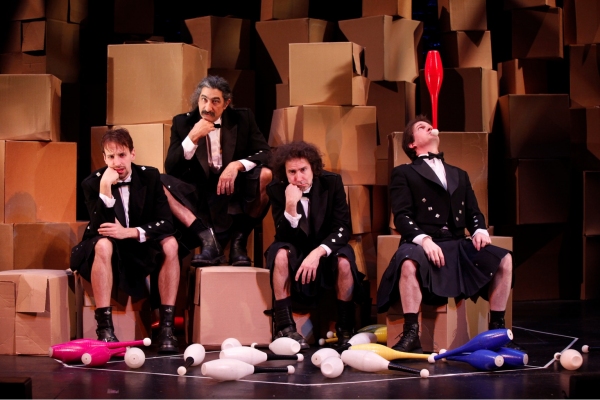 Photo Flash: THE FLYING KARAMAZOV BROS. Opens at Minetta Lane Tonight, 8/9 Image