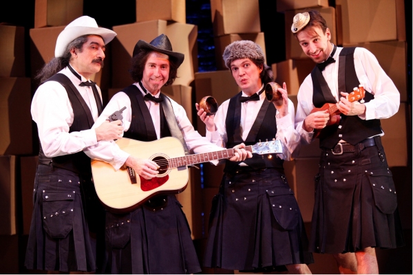 Photo Flash: THE FLYING KARAMAZOV BROS. Opens at Minetta Lane Tonight, 8/9 Image