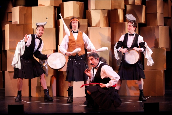 Photo Flash: THE FLYING KARAMAZOV BROS. Opens at Minetta Lane Tonight, 8/9 Image
