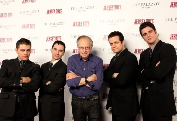 Photo Flash: Larry King Vists Vegas JERSEY BOYS Image