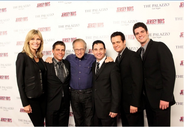 Photo Flash: Larry King Vists Vegas JERSEY BOYS Image
